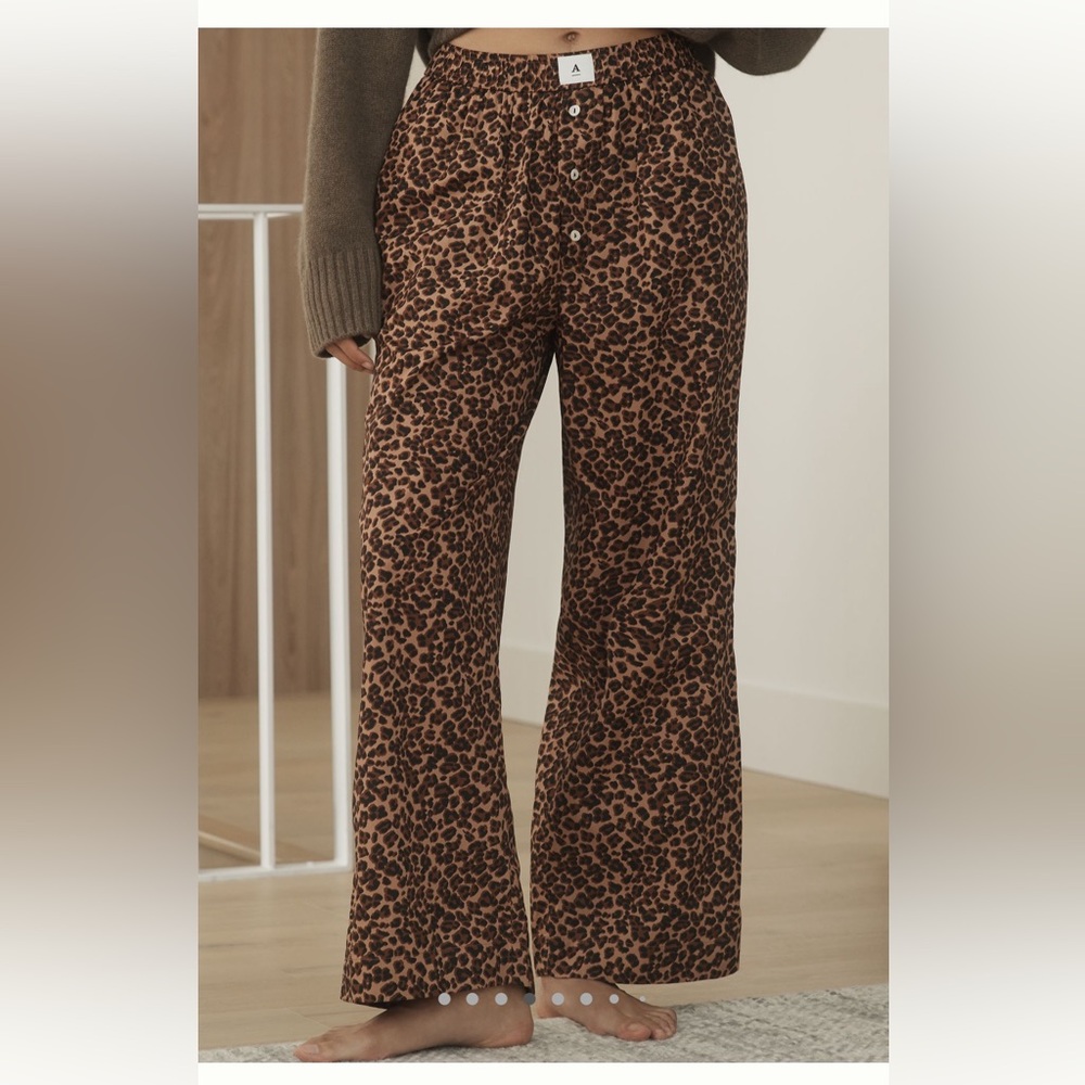 NWT Wren Boxer Pants by Anthropologie Leopard Print